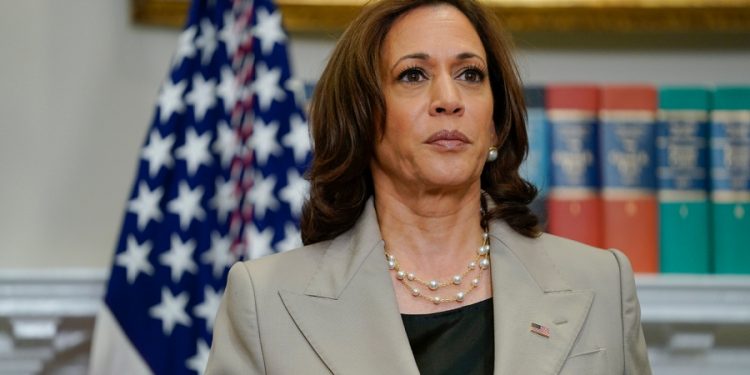 Harris: ‘Probably by design’ that attacks on abortion, voting and LGBTQ rights come from same ‘sources’
