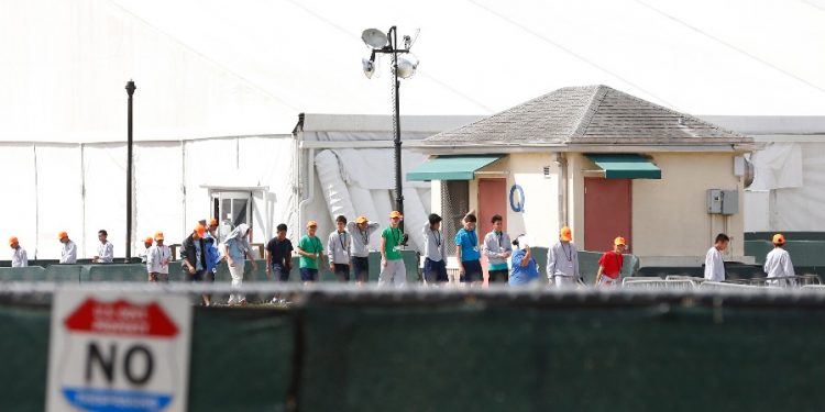 Watchdog report details distress of migrant children housed at Fort Bliss