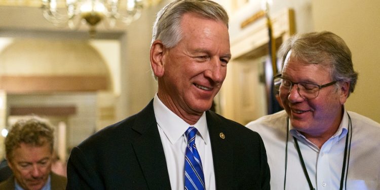 Defense chief slams Tuberville’s hold on Pentagon nominees over abortion policy