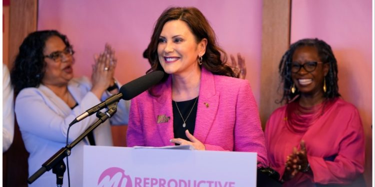 Democratic governors draw contrast with GOP on abortion