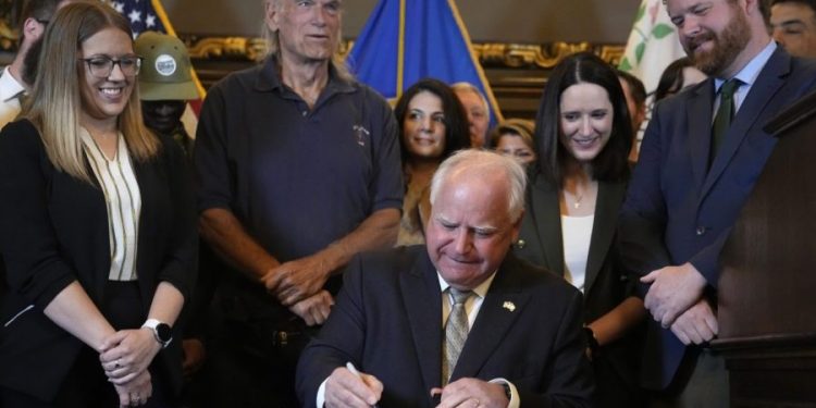 Minnesota governor signs bill legalizing recreational marijuana