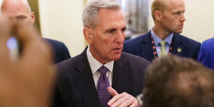Democrats put potential headache of passing debt ceiling rule on McCarthy