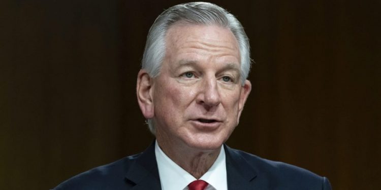 Biden calls Tuberville hold on military nominations ‘bizarre’