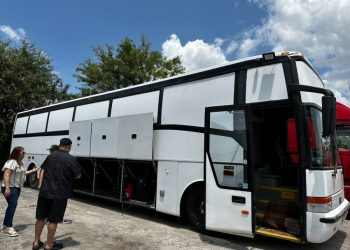Rhode Island city gets bus to help house its homeless population
