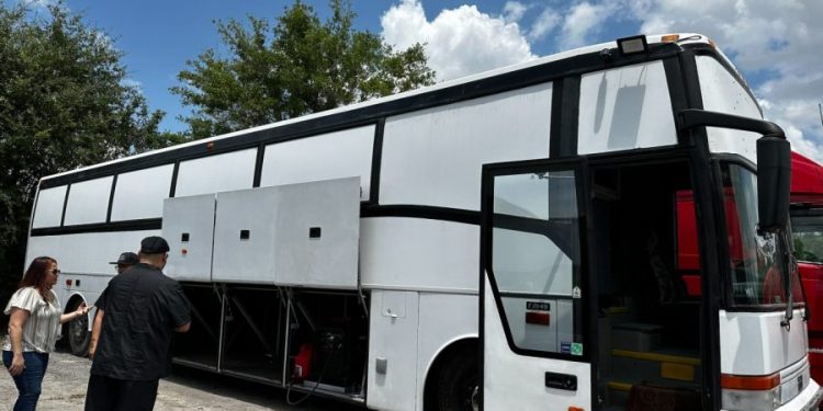 Rhode Island city gets bus to help house its homeless population