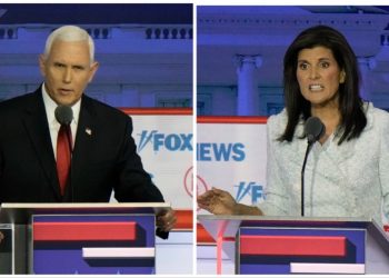 GOP candidates lock horns over federal abortion ban in first debate
