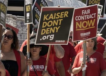 75,000 Kaiser workers go on strike in five states and DC