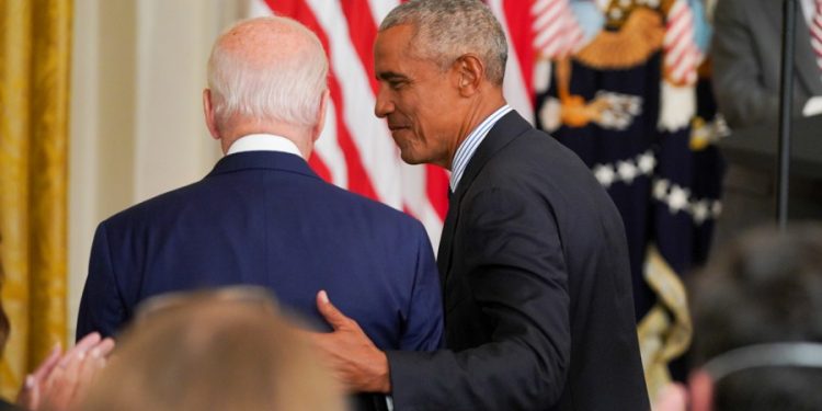 Biden, Obama team up for ObamaCare promotion after Trump threats