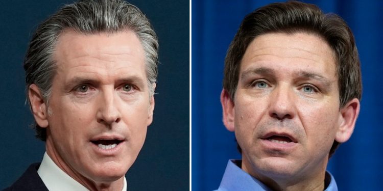 Sparks fly as DeSantis, Newsom hit each other over COVID-19 policies