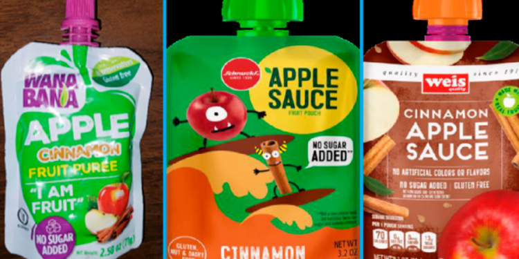 FDA says applesauce pouches recalled for lead also contained chromium