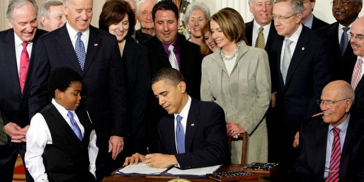 Biden, Democratic lawmakers celebrate 14th anniversary of Affordable Care Act