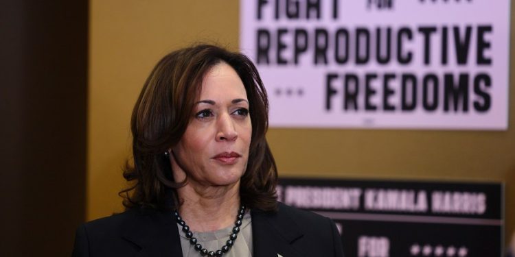 Harris to warn in Arizona after abortion ruling a second Trump term would mean ‘more bans, more suffering’