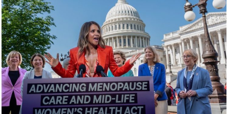 Halle Berry makes push for $275M menopause research bill