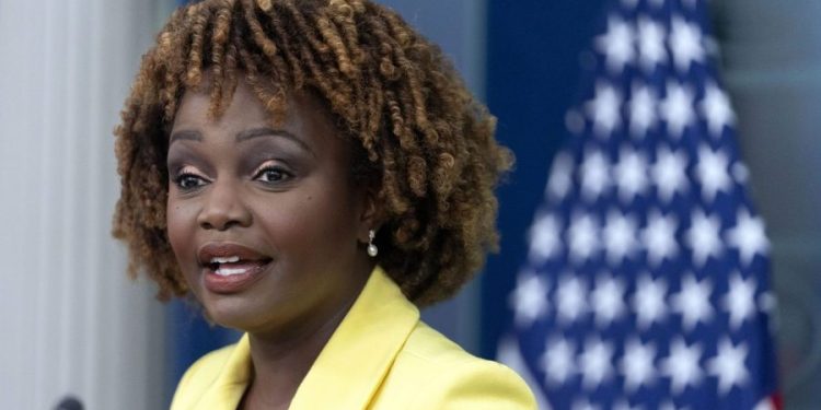 Jean-Pierre stops White House press briefing after person faints