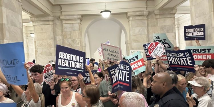 Arkansas abortion rights ballot initiative rejected by secretary of state