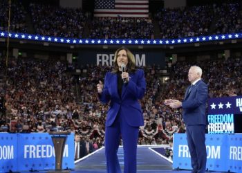 Harris blasts Trump for saying he has ‘no regrets’ about end of Roe v. Wade