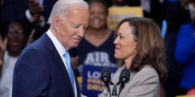Biden, Harris take victory lap on drug pricing during joint appearance