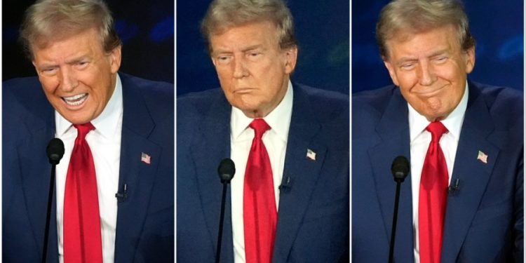 Trump peddles conspiracy theories, debunked claims throughout debate