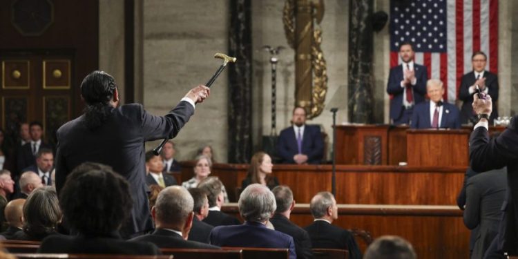 Al Green on protest at Trump speech: ‘He needs to save Medicaid’