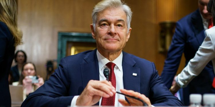 Senate confirms Oz as head of CMS along party lines