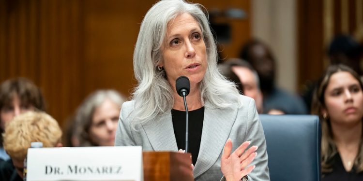 Trump’s CDC pick treads carefully in Senate debut