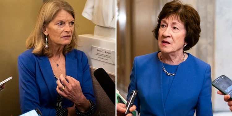 Collins, Murkowski vote with Democrats on striking Planned Parenthood provision from GOP megabill