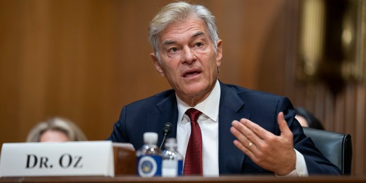 Oz to pitch GOP senators on need for Medicaid changes