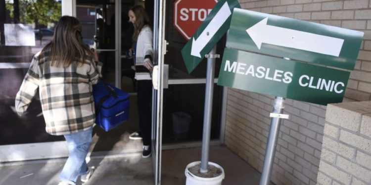 US measles cases surge to highest since disease was ‘eliminated’