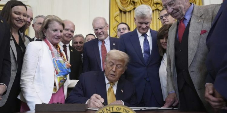 Trump signs legislation toughening fentanyl-related drug penalties