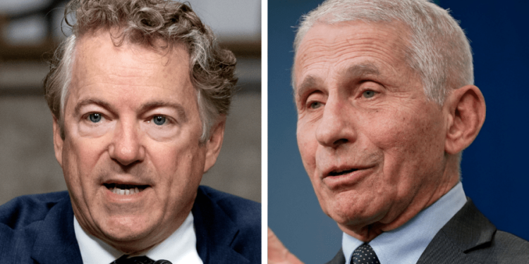 Paul urges DOJ to charge Fauci to test pardon