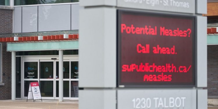 Canada loses its measles elimination status, and the US is close behind