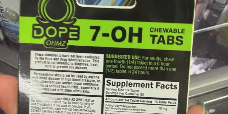 Thousands of illegal 7-OH products seized in DOJ bust: What is 7-OH?