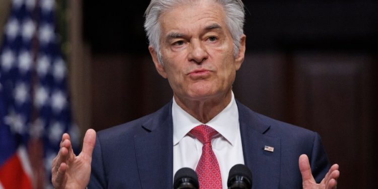 Dr. Oz to helm White House press briefing